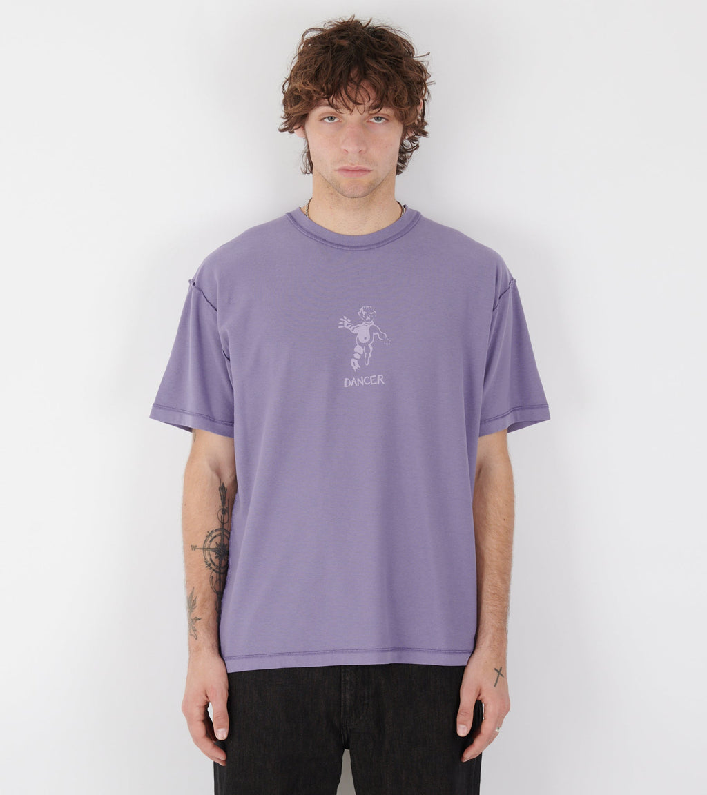 Inside-Out Logo Tee Lavender