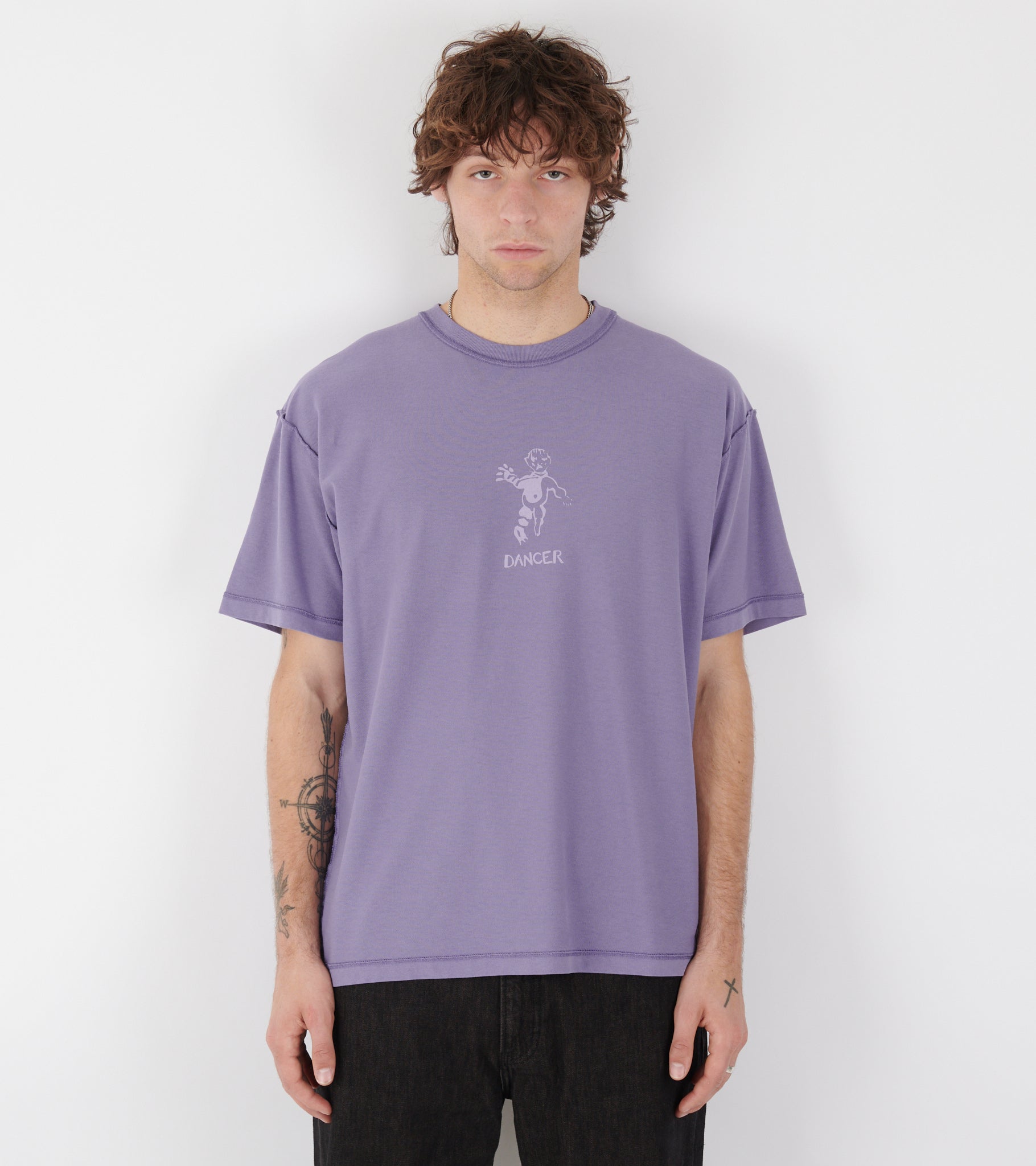 Inside-Out Logo Tee Lavender