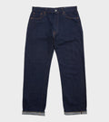 The 1950s Selvedge Denim Jeans One Wash Dark Blue