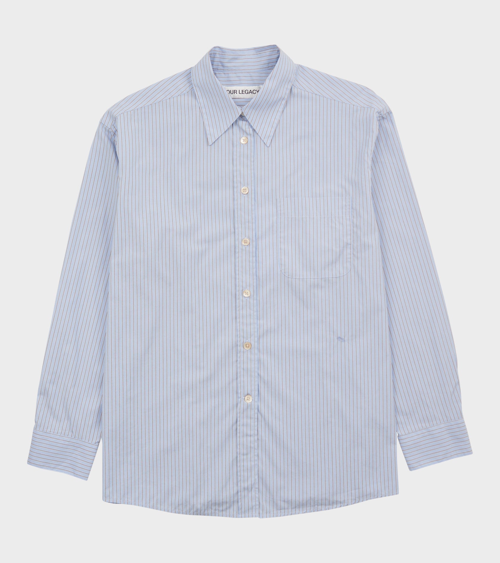 W Precious Shirt Typewriter Stripe Poplin