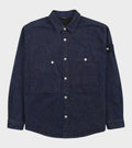 Relaxed Denim Overshirt Dark Blue