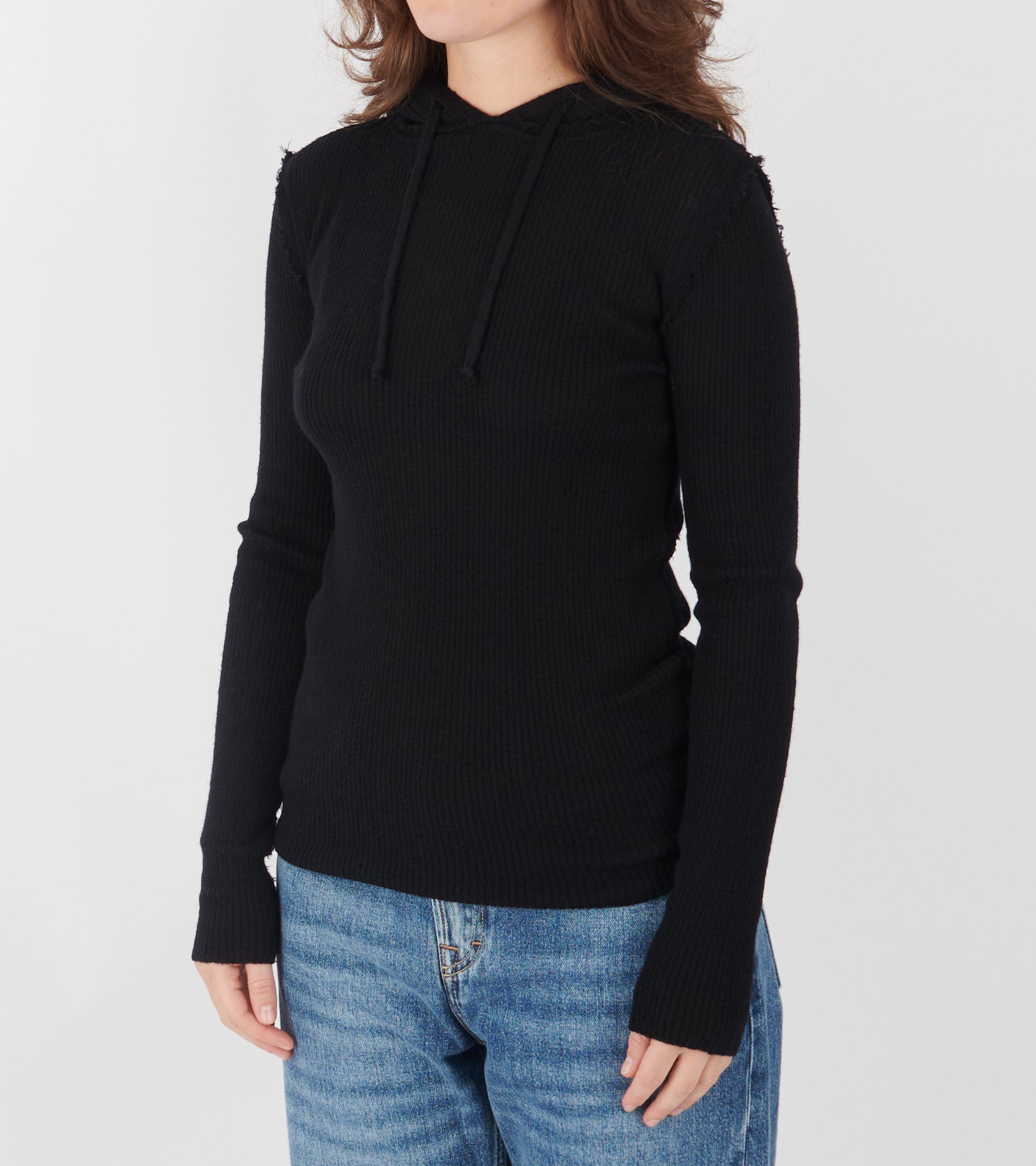 Brim Hoodie Black