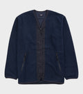 V-neck Zip Fleece Navy