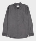 Volume Shirt Grid Charcoal