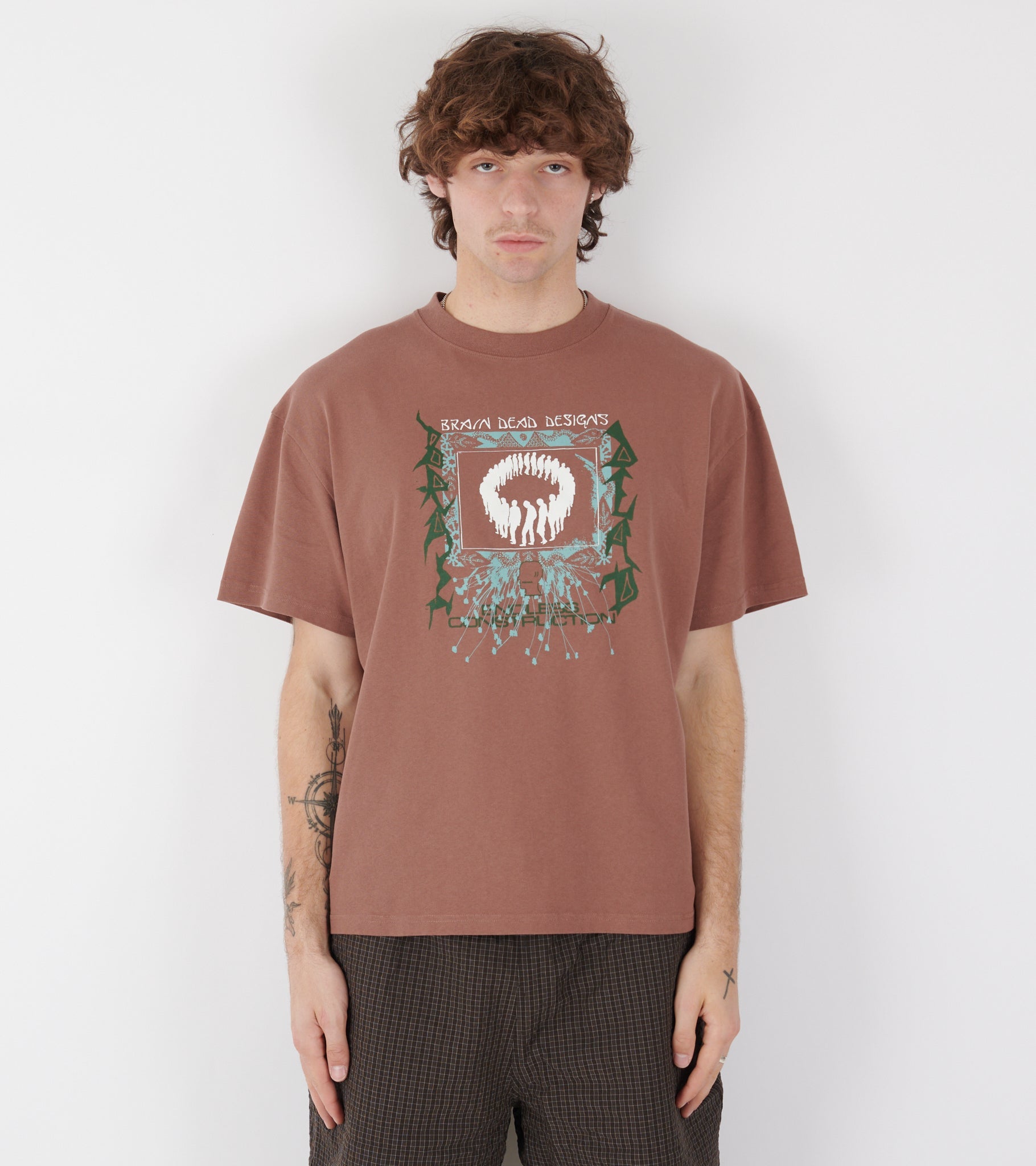 Endless Construction T-shirt Nutmeg
