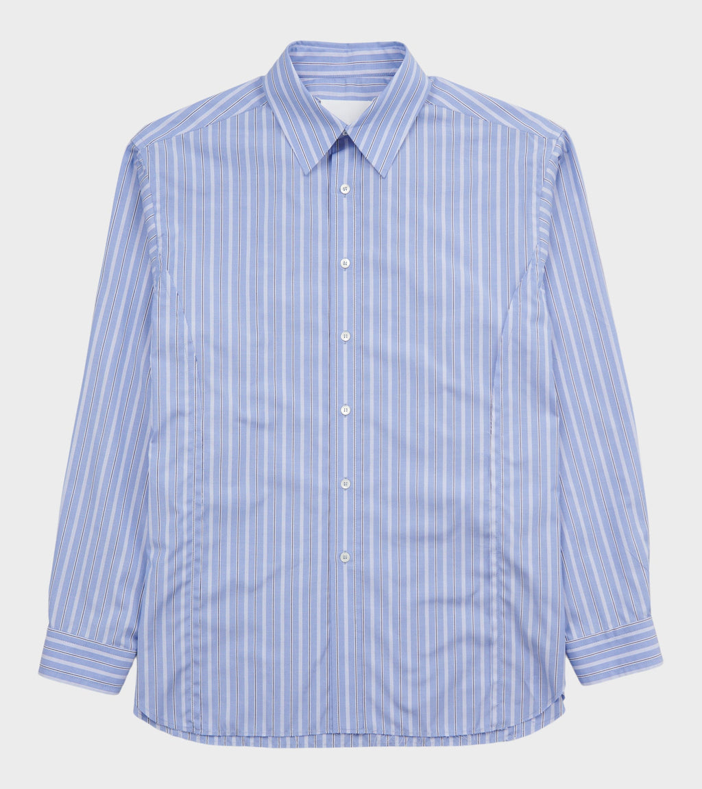 Striped Cotton Shirt Blue Mix