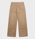 Striped Canvas Pants Beige