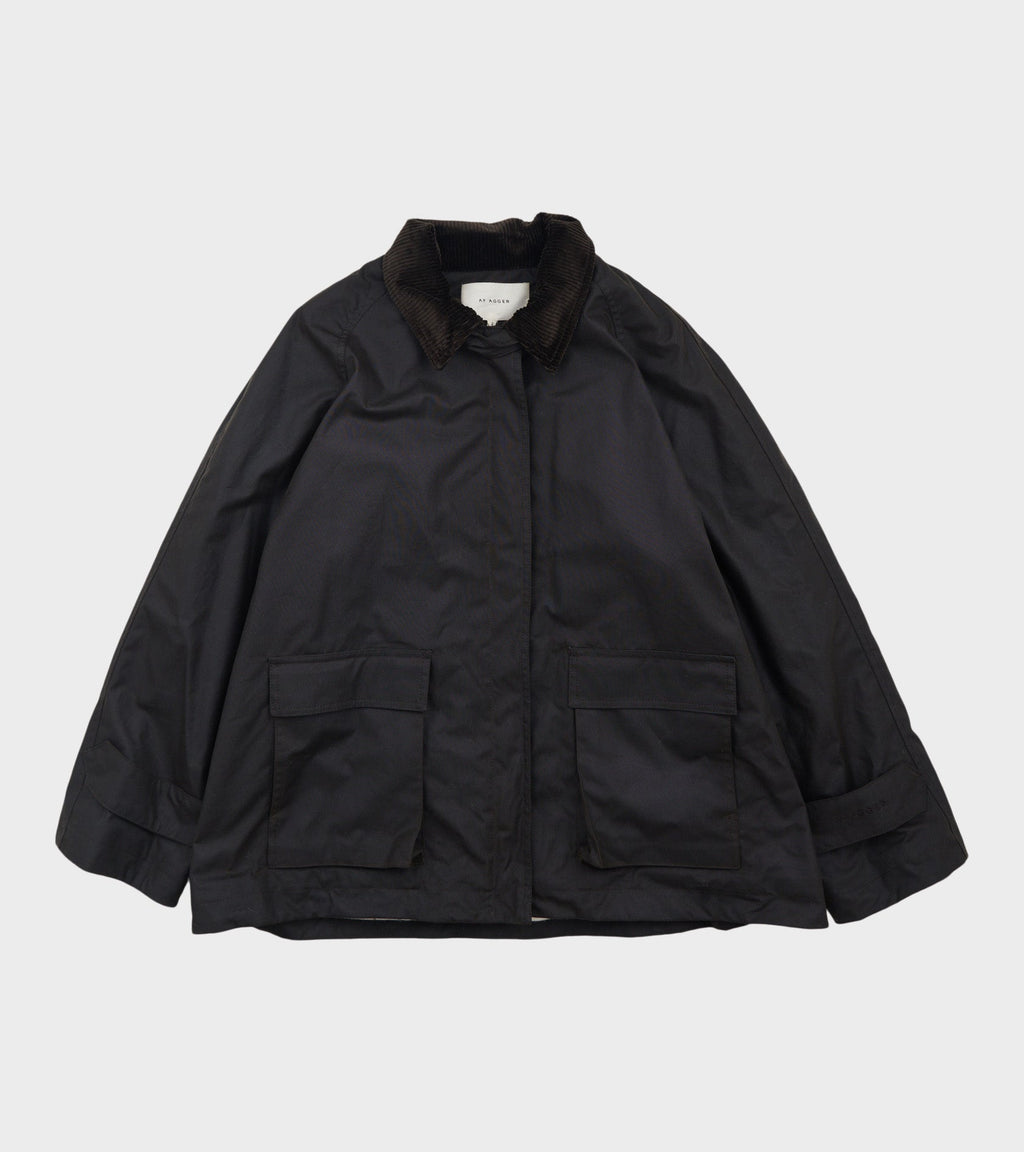 Oilskin Jacket Dark Brown