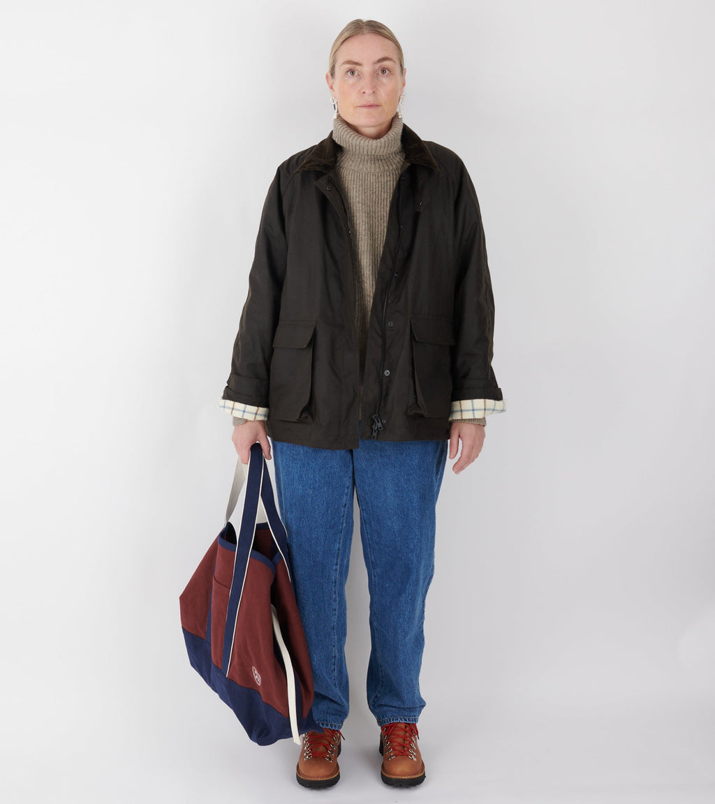Oilskin Jacket Dark Brown