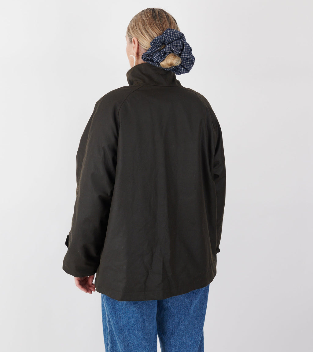 Oilskin Jacket Dark Brown