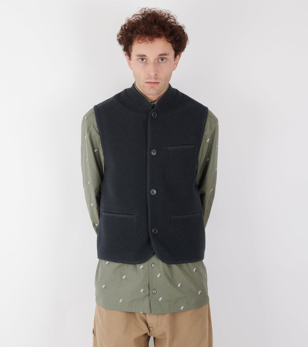 Walker Felted Vest Plombe