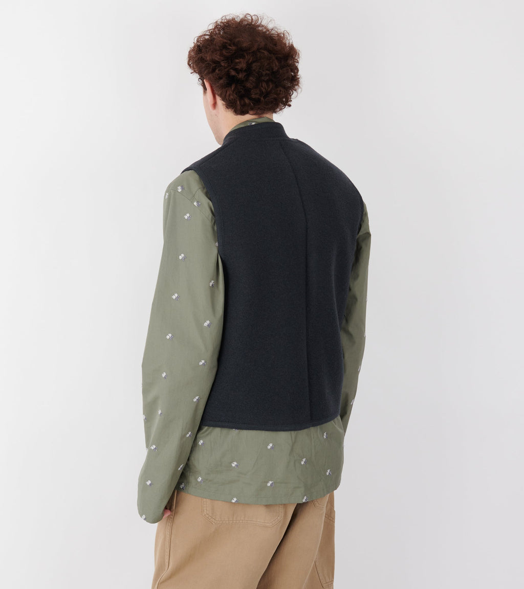Walker Felted Vest Plombe