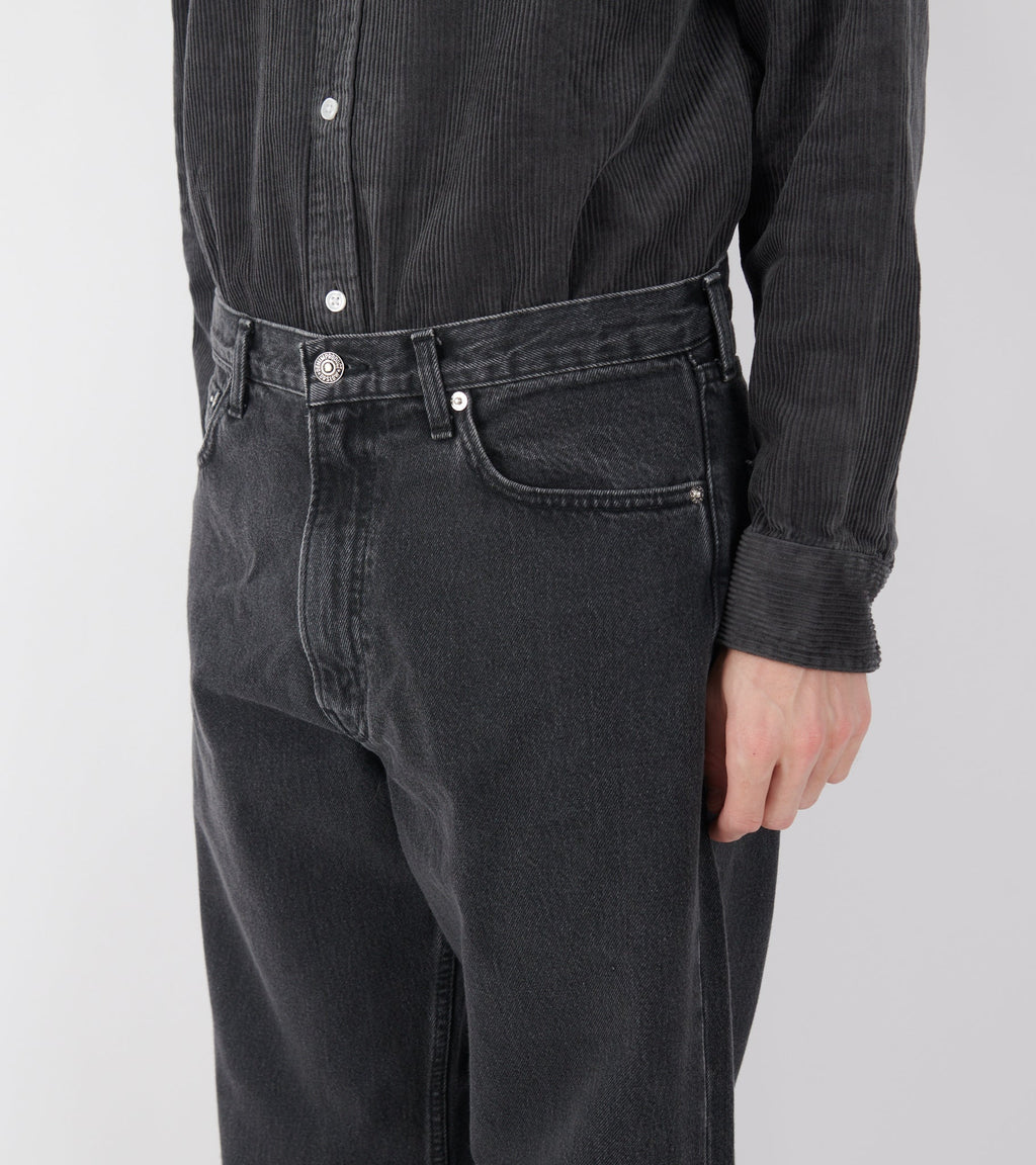 101 Dad Fit Denim Jeans Black Stone Washed