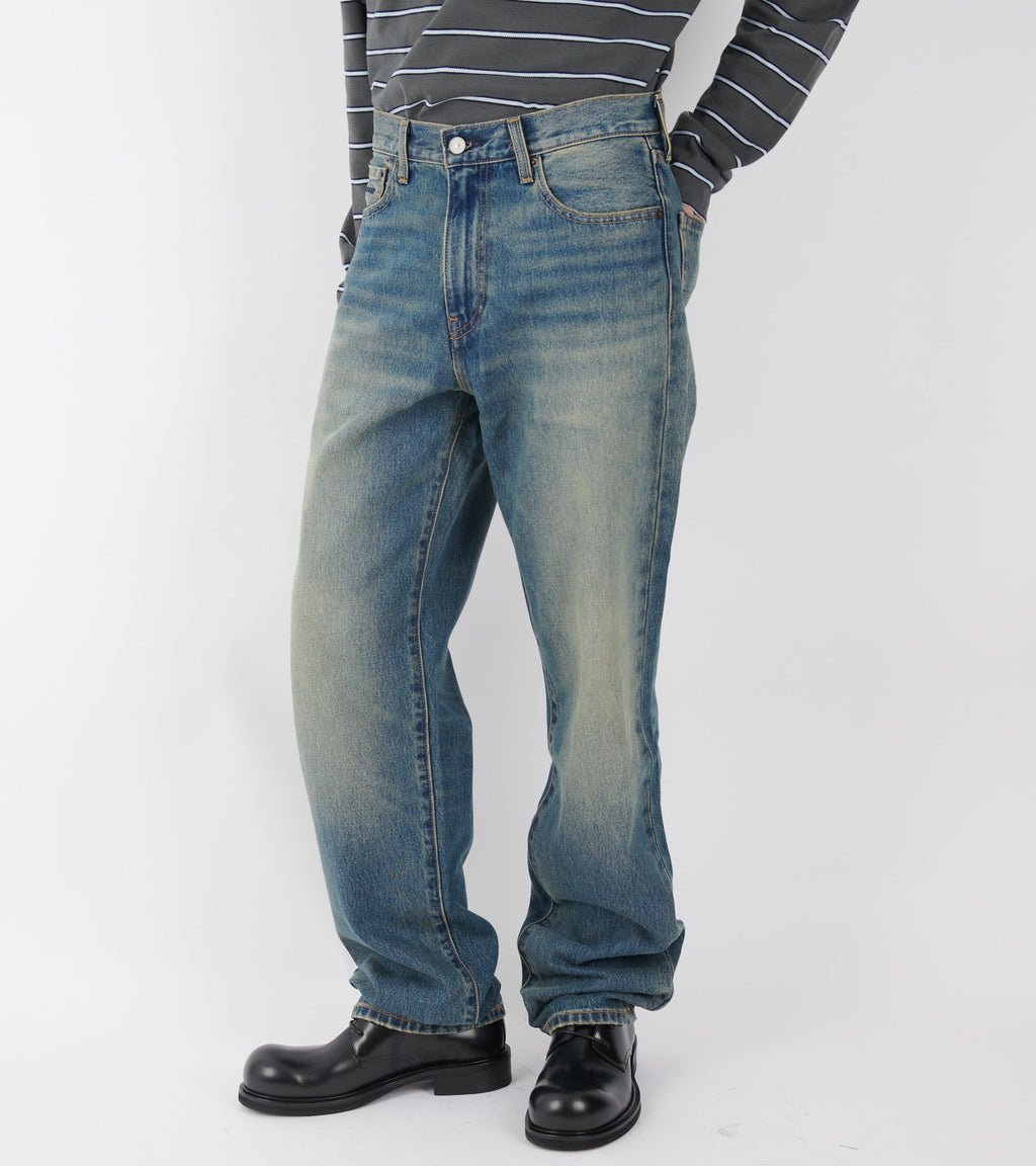 568 Loose Jeans Dark Worn