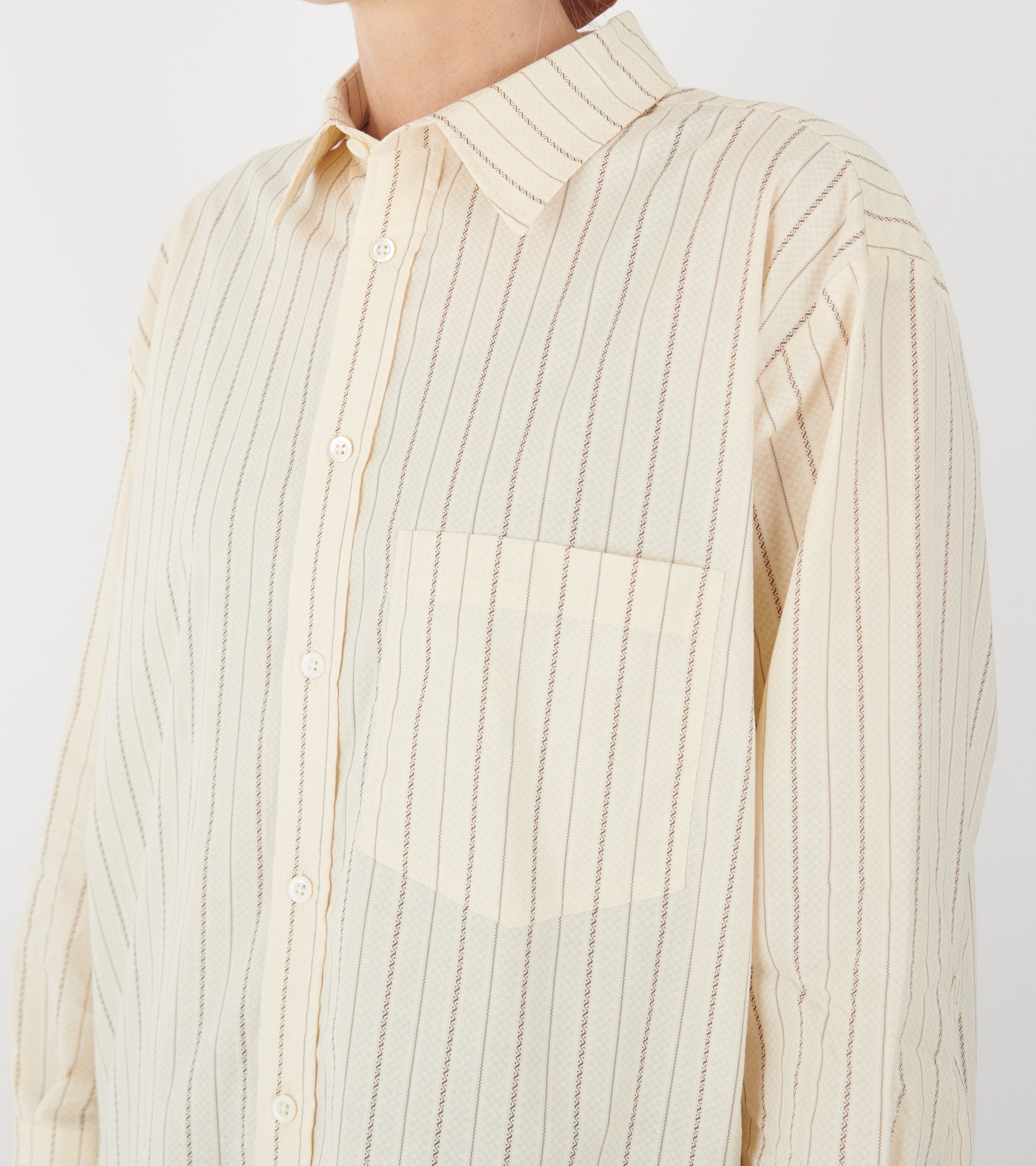 Margit Shirt Off-white Stripe