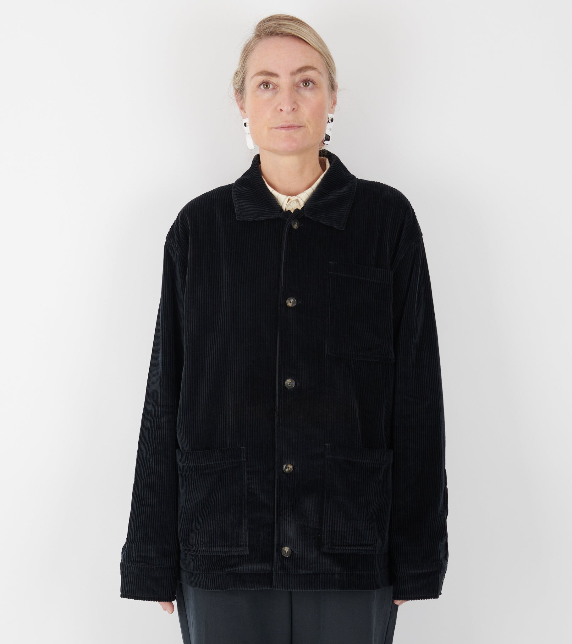 Sway Shirt Dark Blue Corduroy