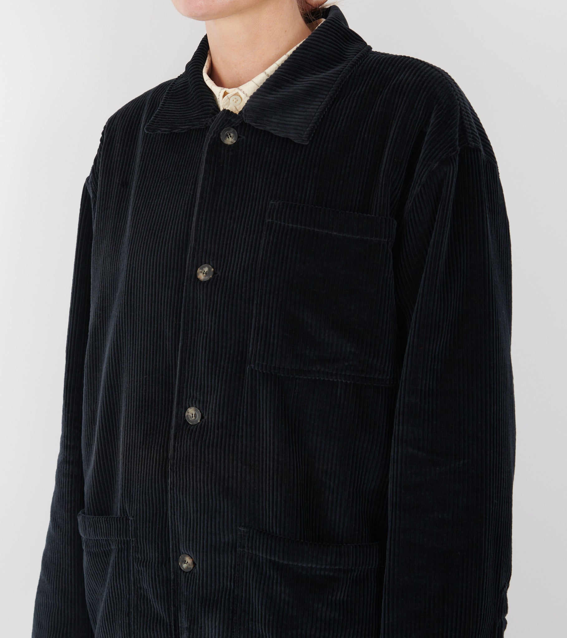 Sway Shirt Dark Blue Corduroy