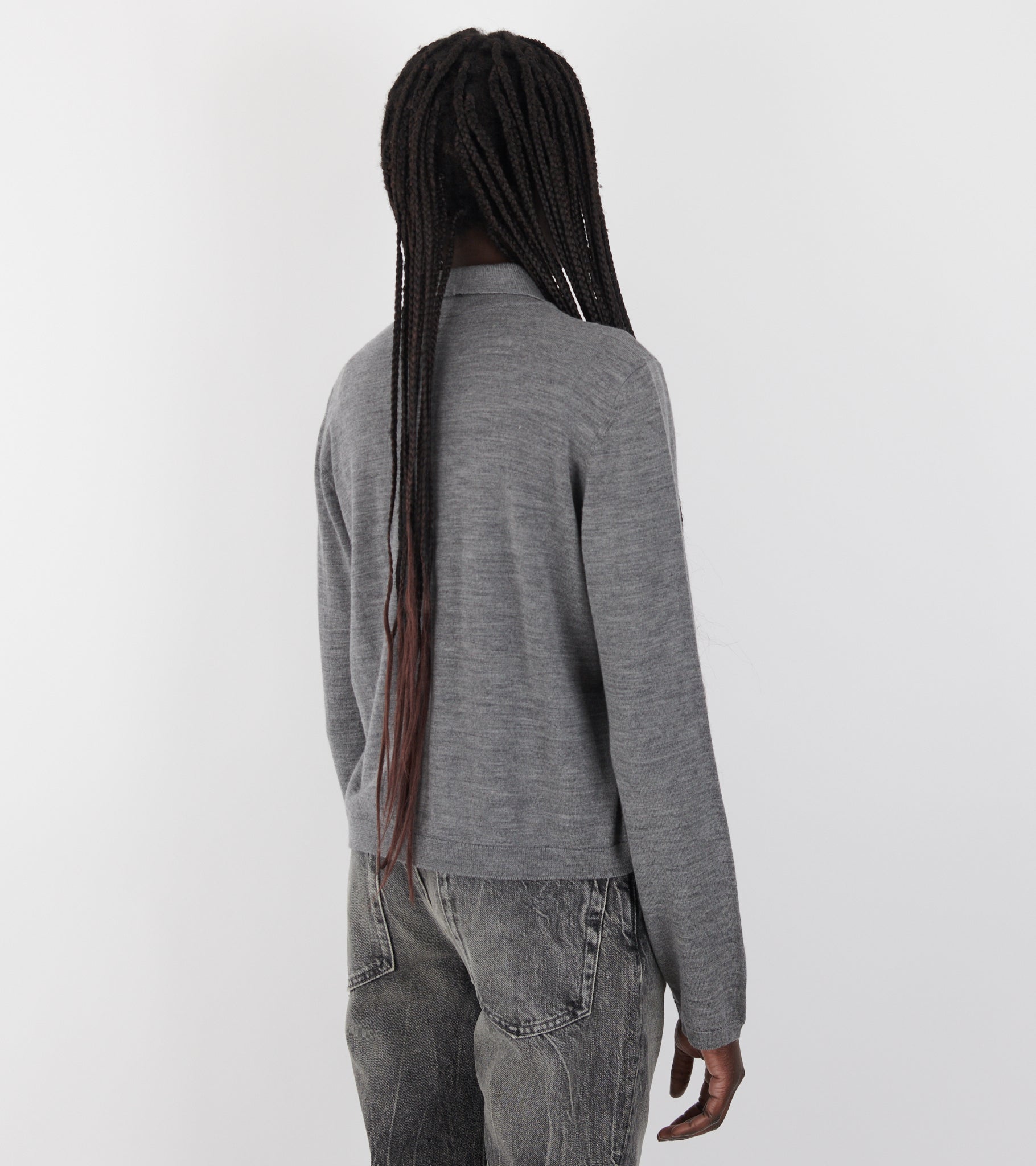 Amethyst Cardigan Grey Melange