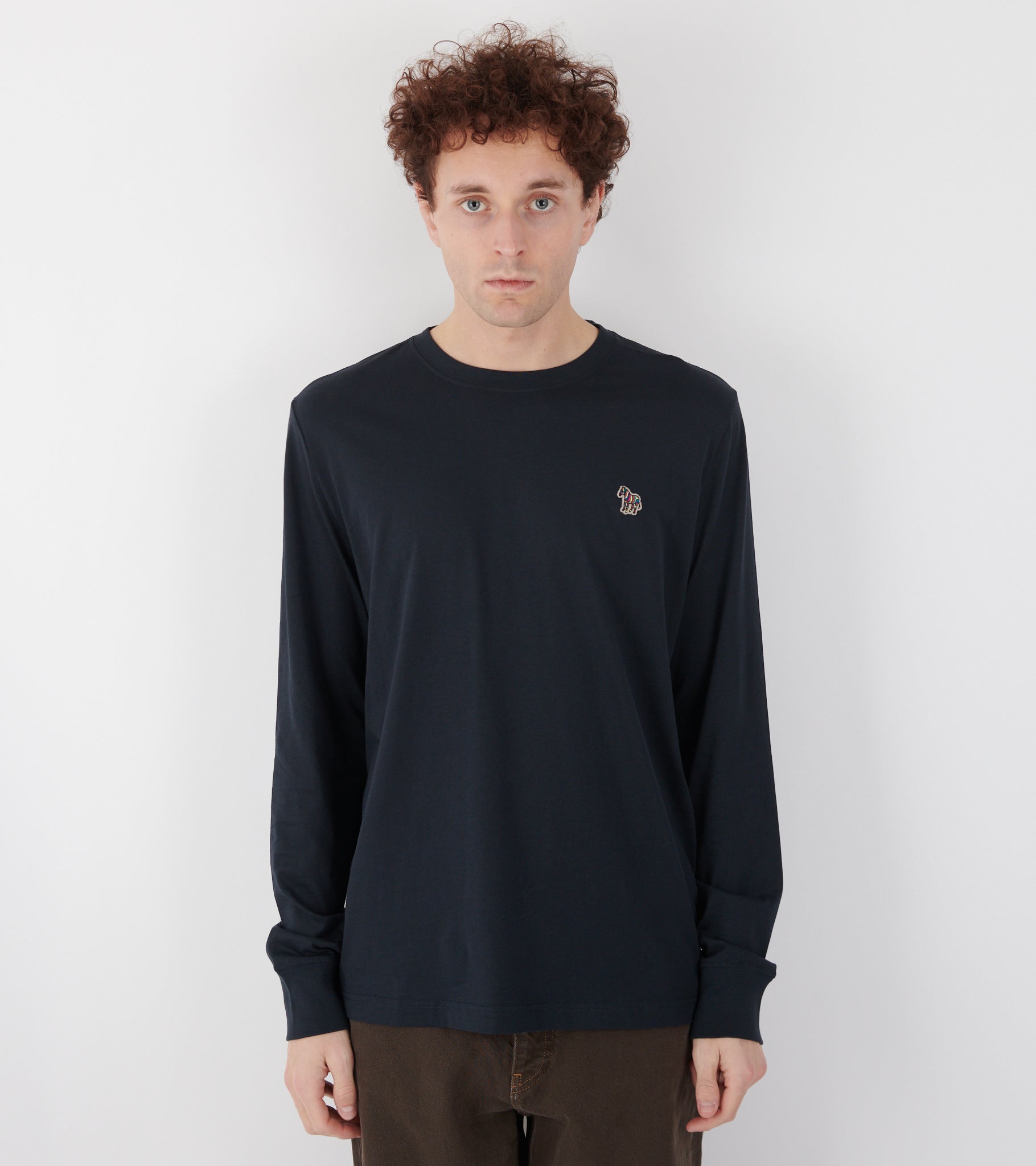 L/S Zebra T-shirt Navy