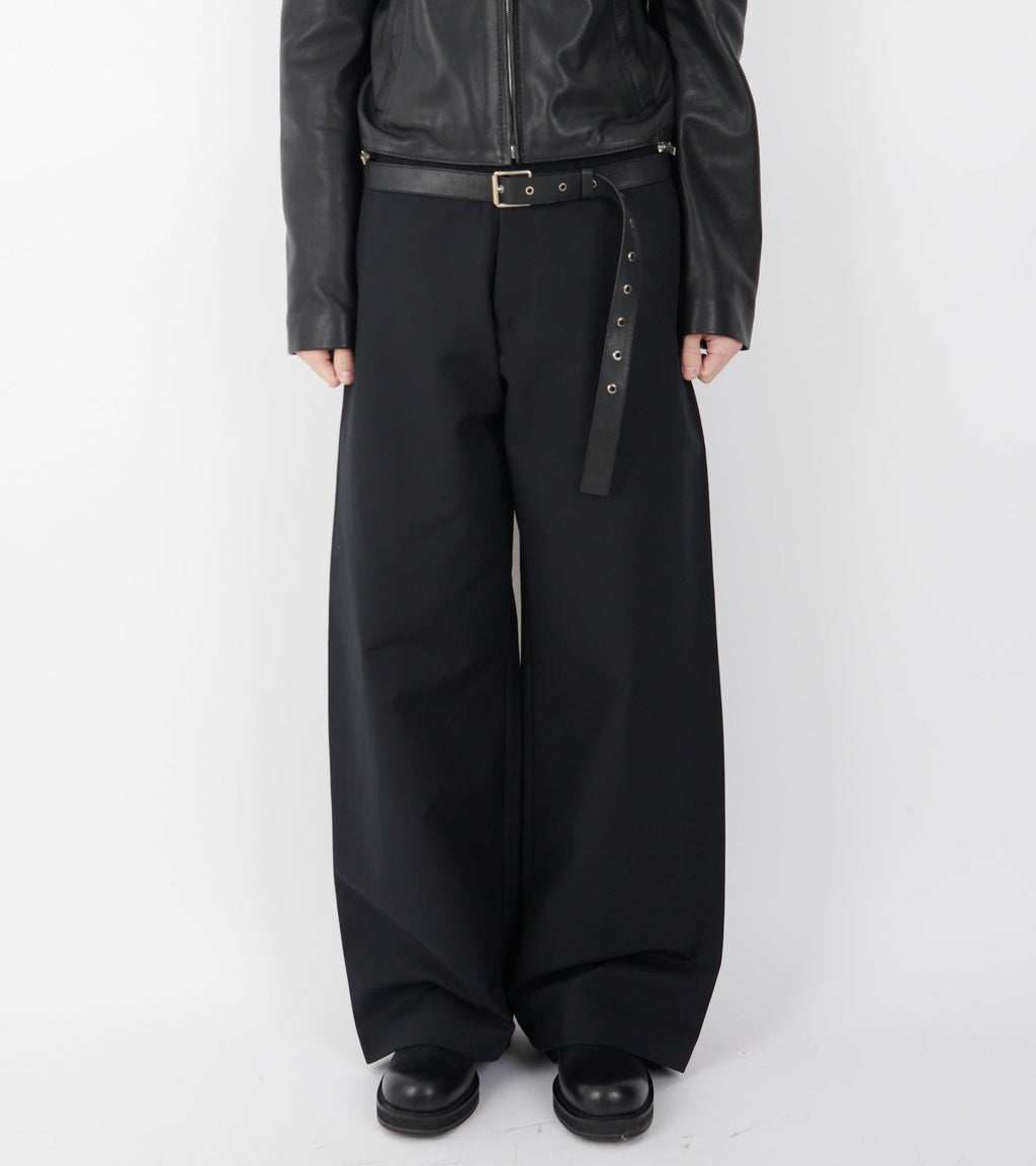 Satin Trousers Black