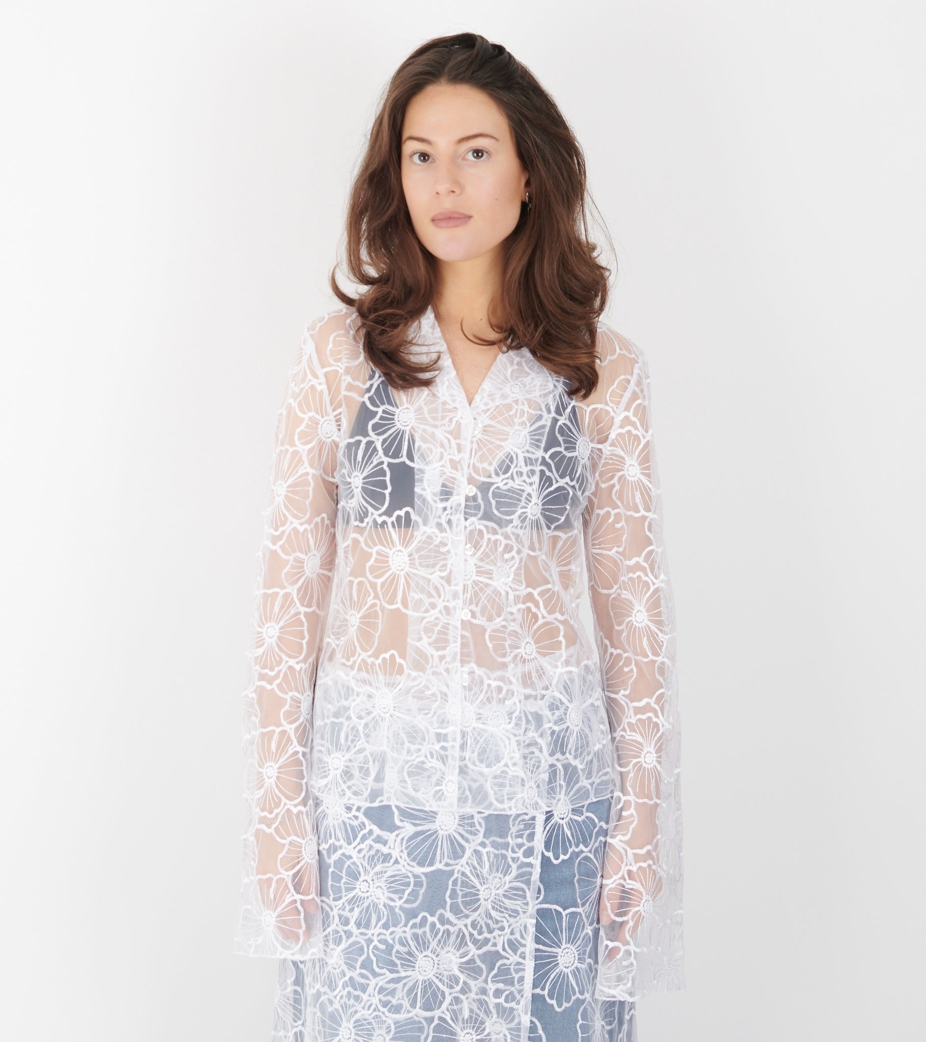 Flora Shirt White
