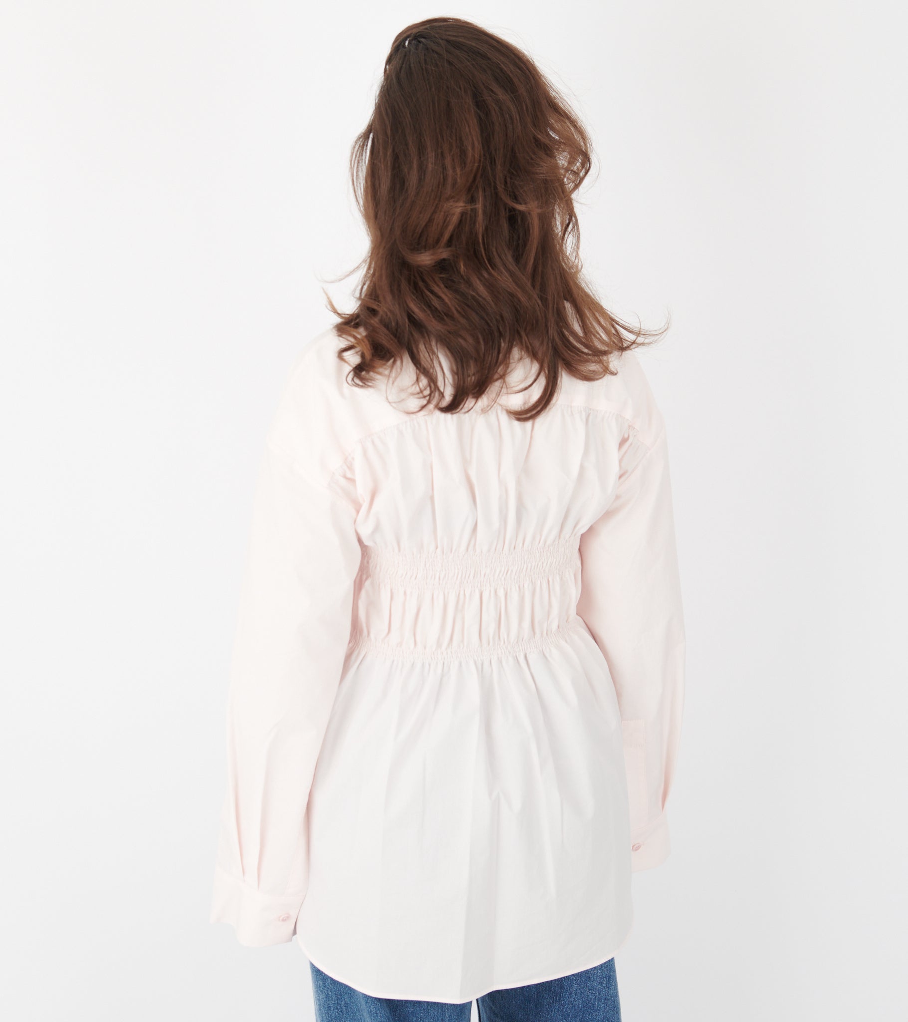 Braxton Cotton Shirt Blush Pink