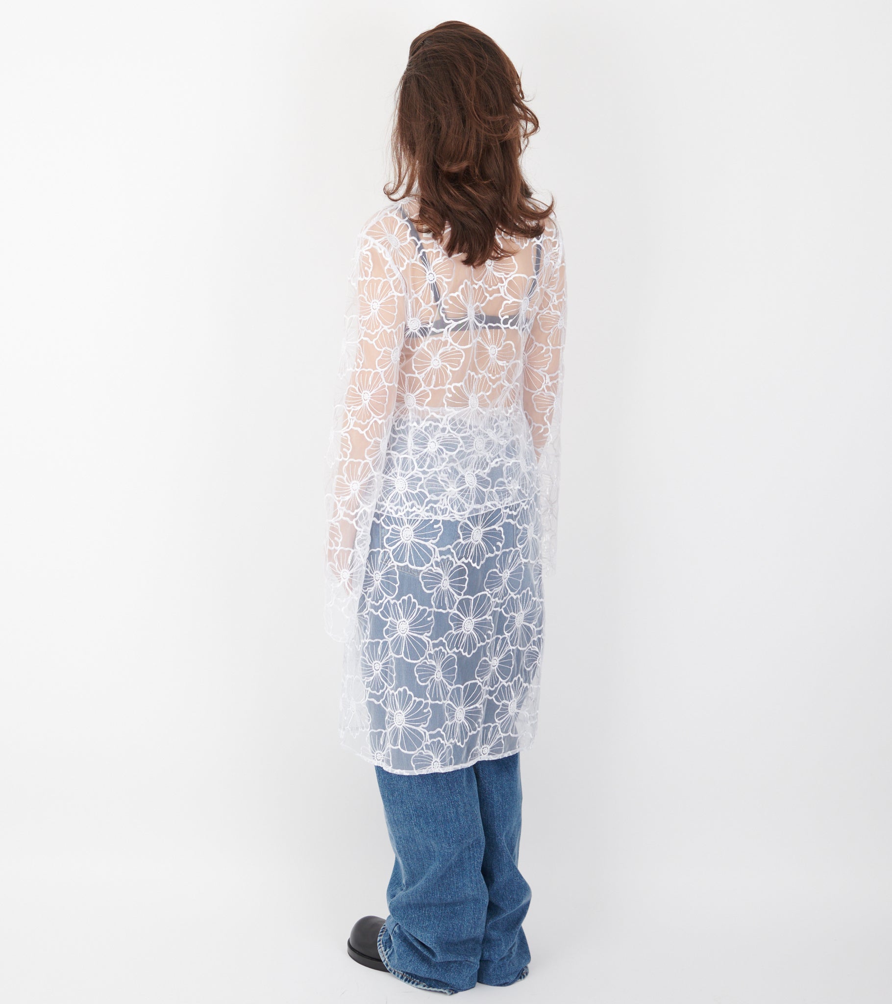 Alba Long Skirt White