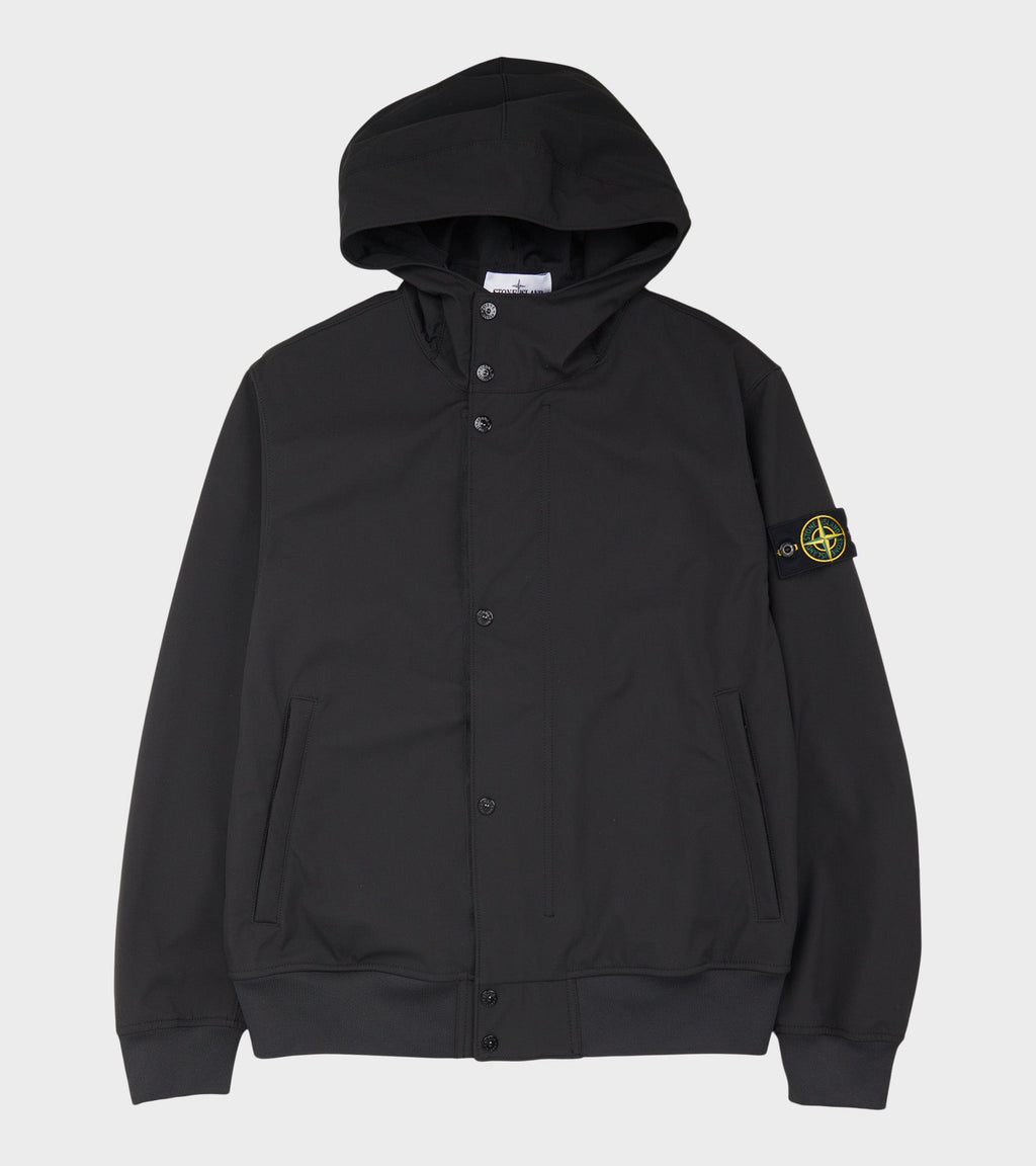 Light Soft Shell-R e.dye Technology Parka Jacket Black