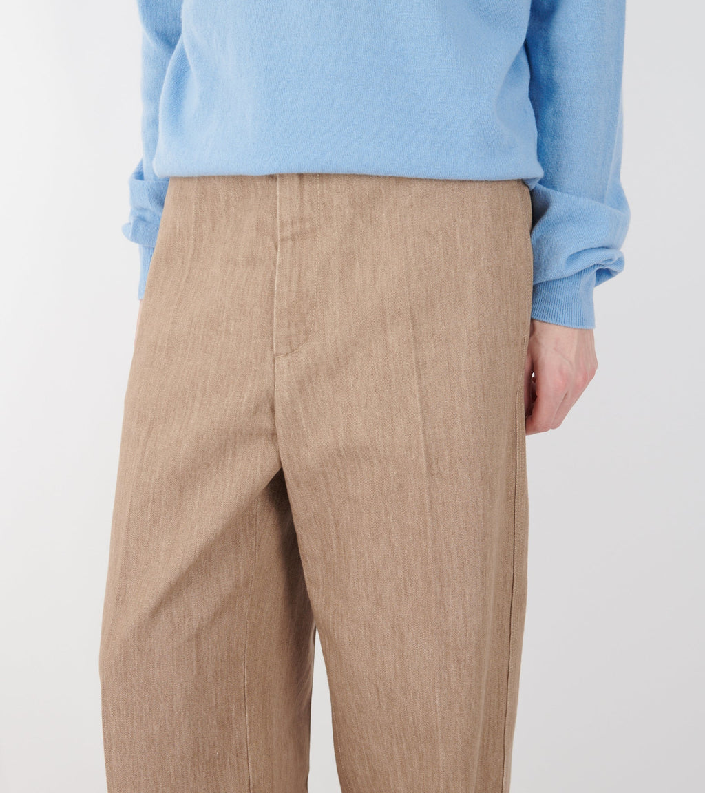Lightweight Denim Trousers Barley