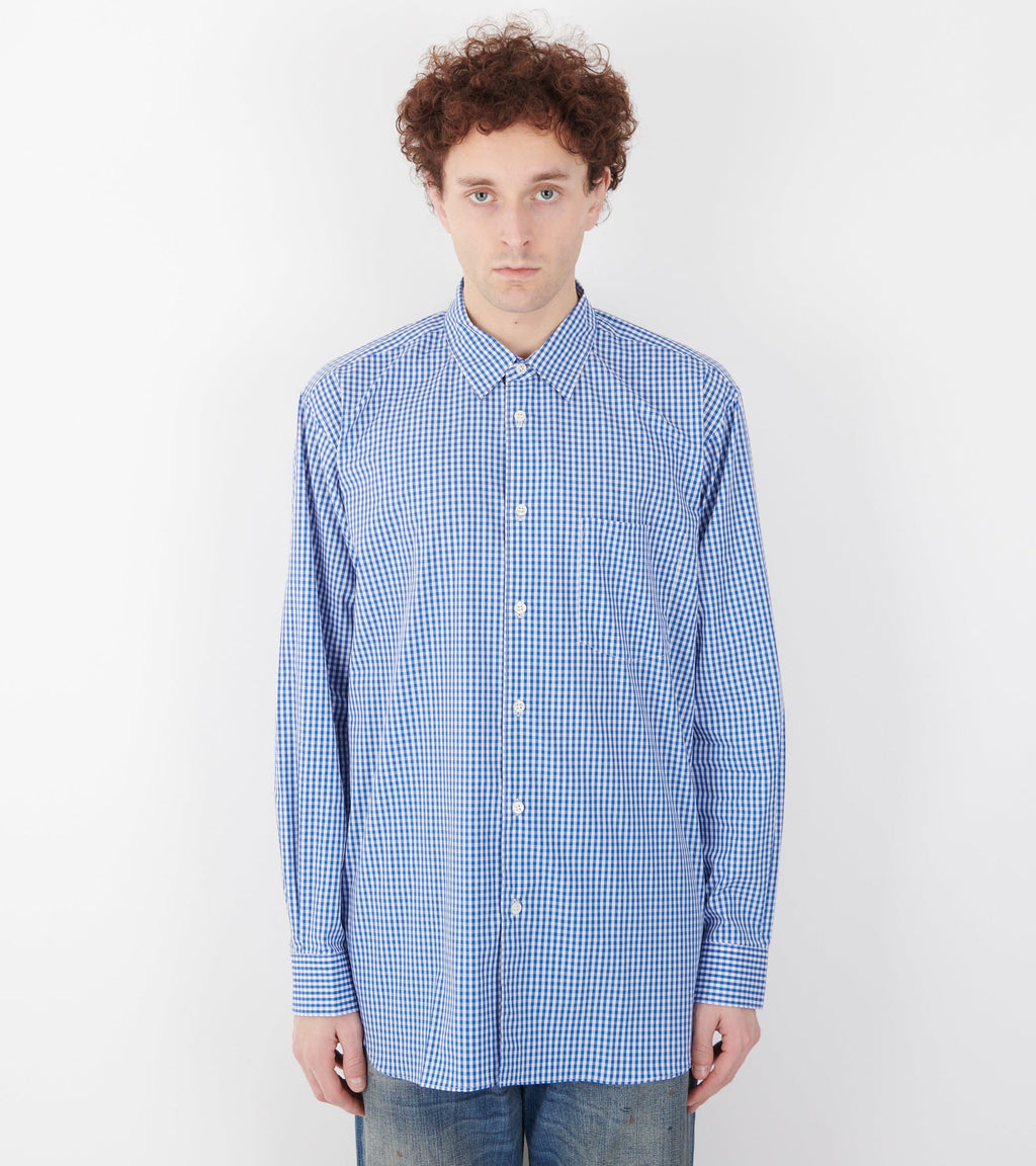 Check Shirt Cobalt Blue/White