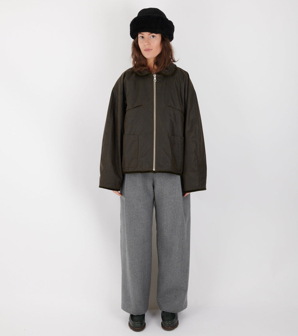 British Oilskin Flying Jacket Olive