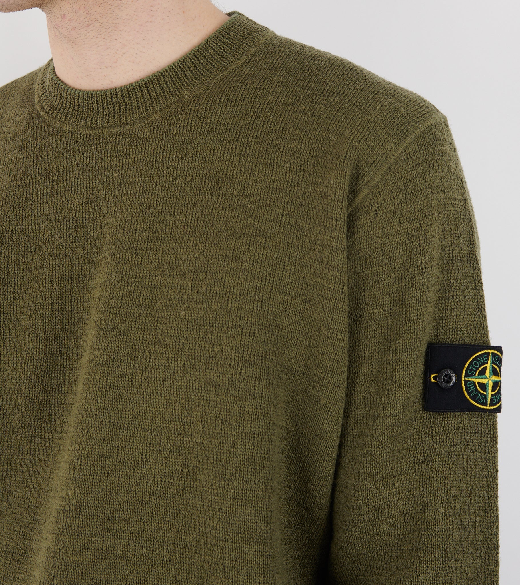 Wool Mix Knit Olive