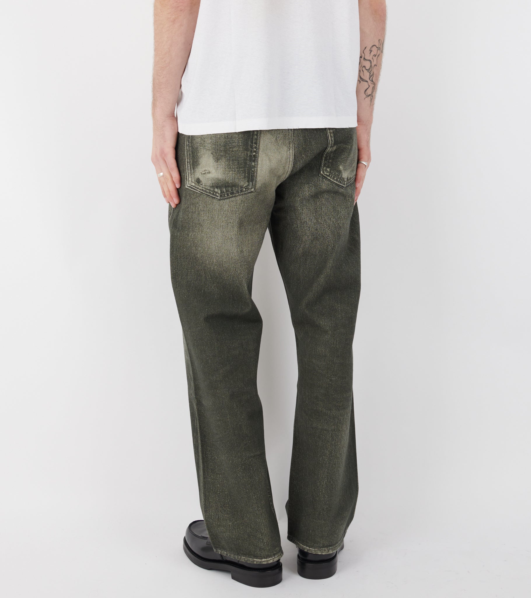 Third Cut Jeans Digital Black Aurora Print