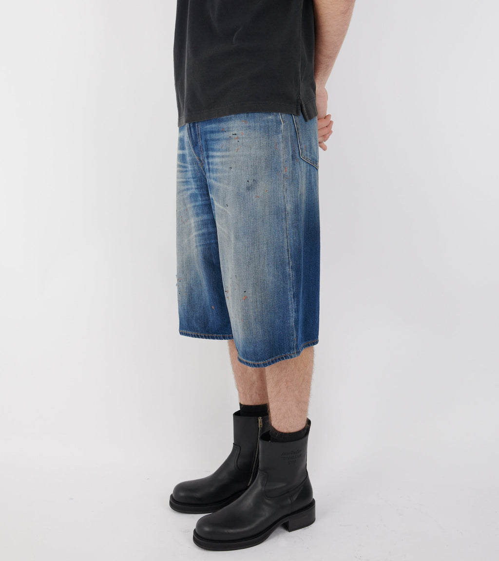 Waxed Leather Boots Black