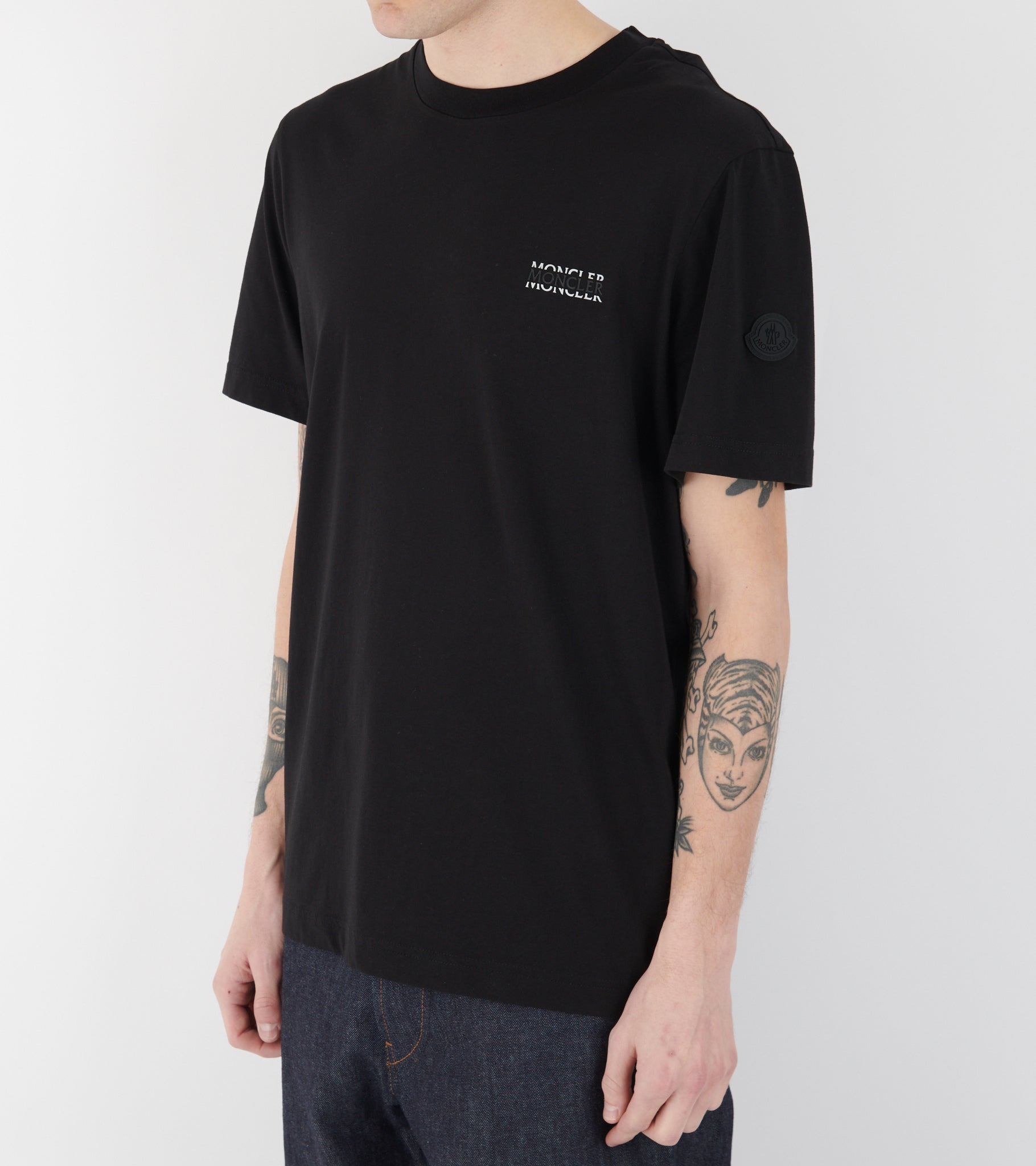 Logo Cotton Jersey T-shirt Black