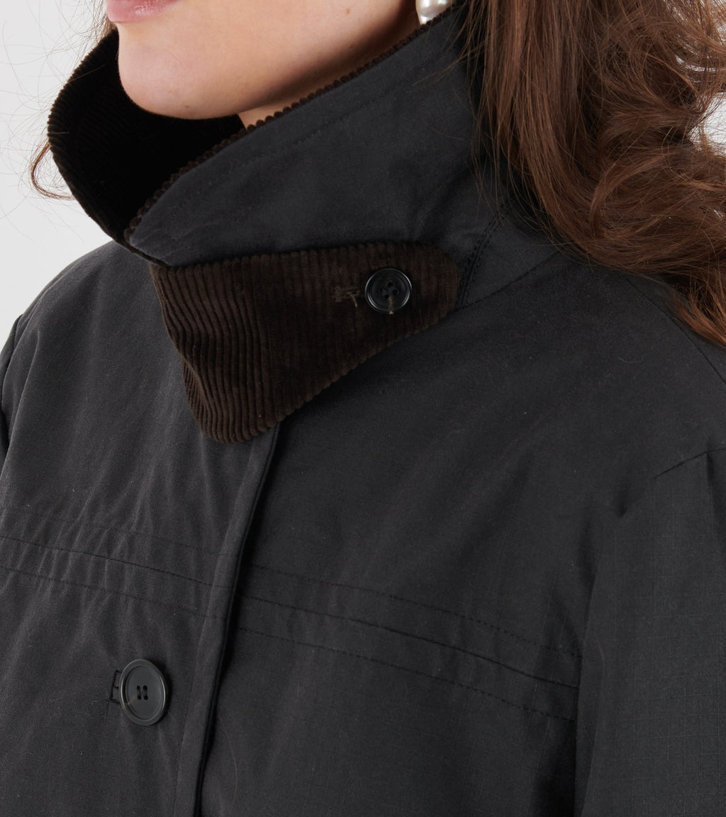 Jamie Jacket Ripstop Oilskin Antracite