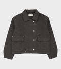 Courier Jacket Washed Grey Canvas