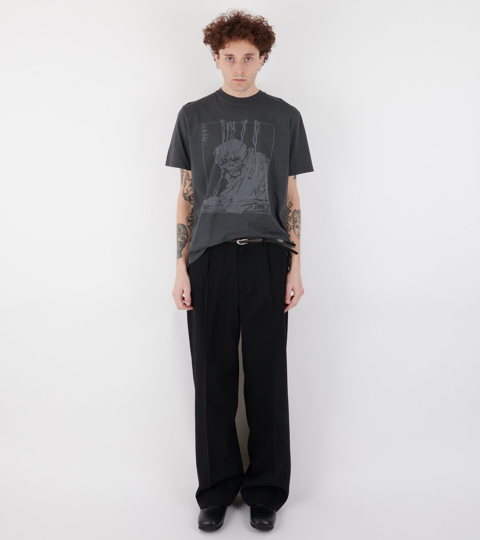 Borrowed Chino Coarse Black Gabardine