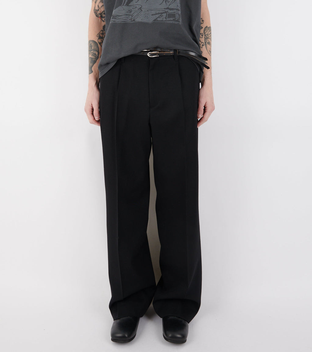 Borrowed Chino Coarse Black Gabardine