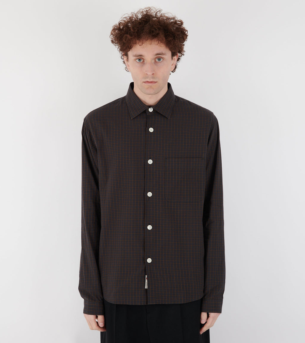 Another Shirt 4.0 Navy/Brown Check
