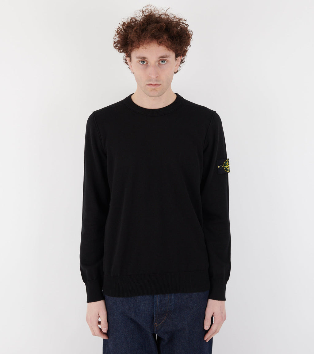 Classic Lightweight Cotton Knit Black