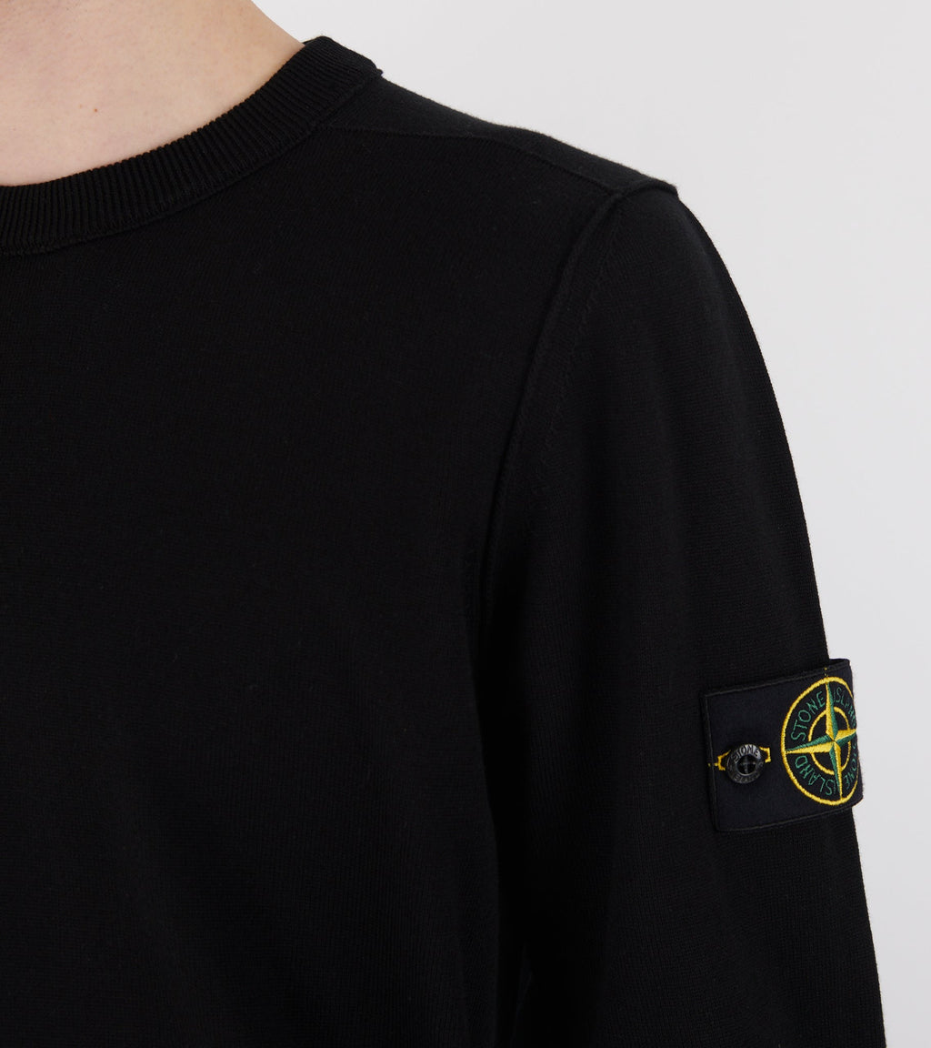 Classic Lightweight Cotton Knit Black