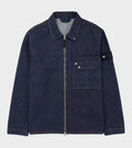 Denim Zip Jacket Blue