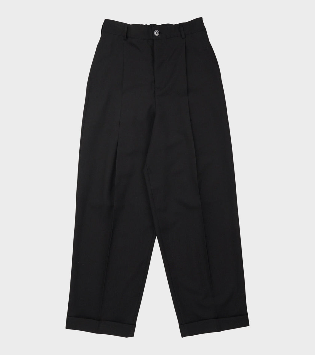 Tropical Wool Trousers Black