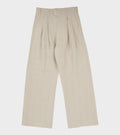 Linen Wide Box Pants Nature