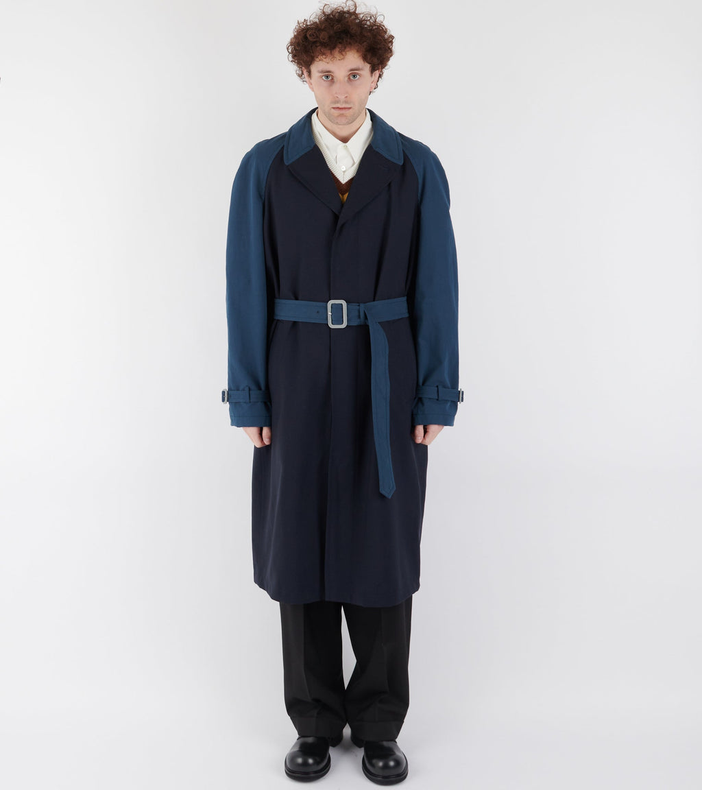 Tropcial Wool Dustercoat Blue/Black