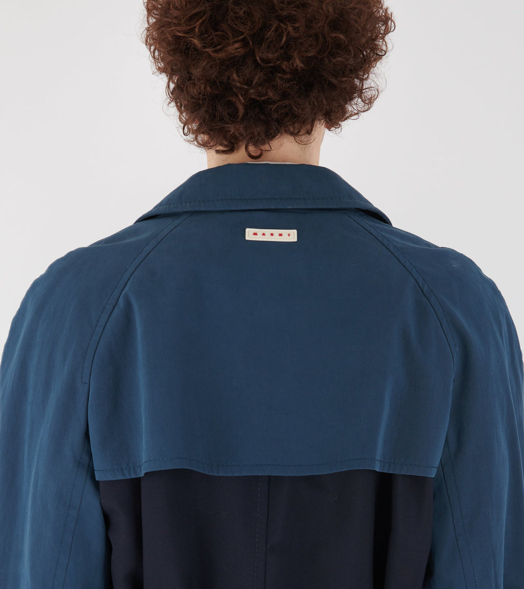 Tropcial Wool Dustercoat Blue/Black