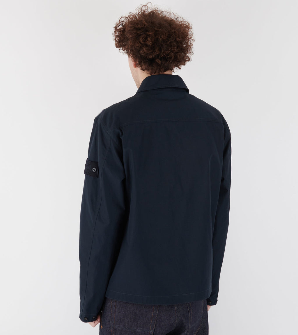 Cotton Ghost Overshirt Navy