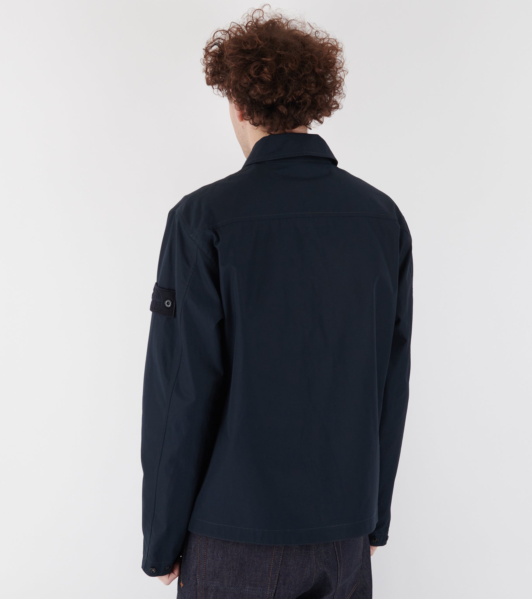 Cotton Ghost Overshirt Navy