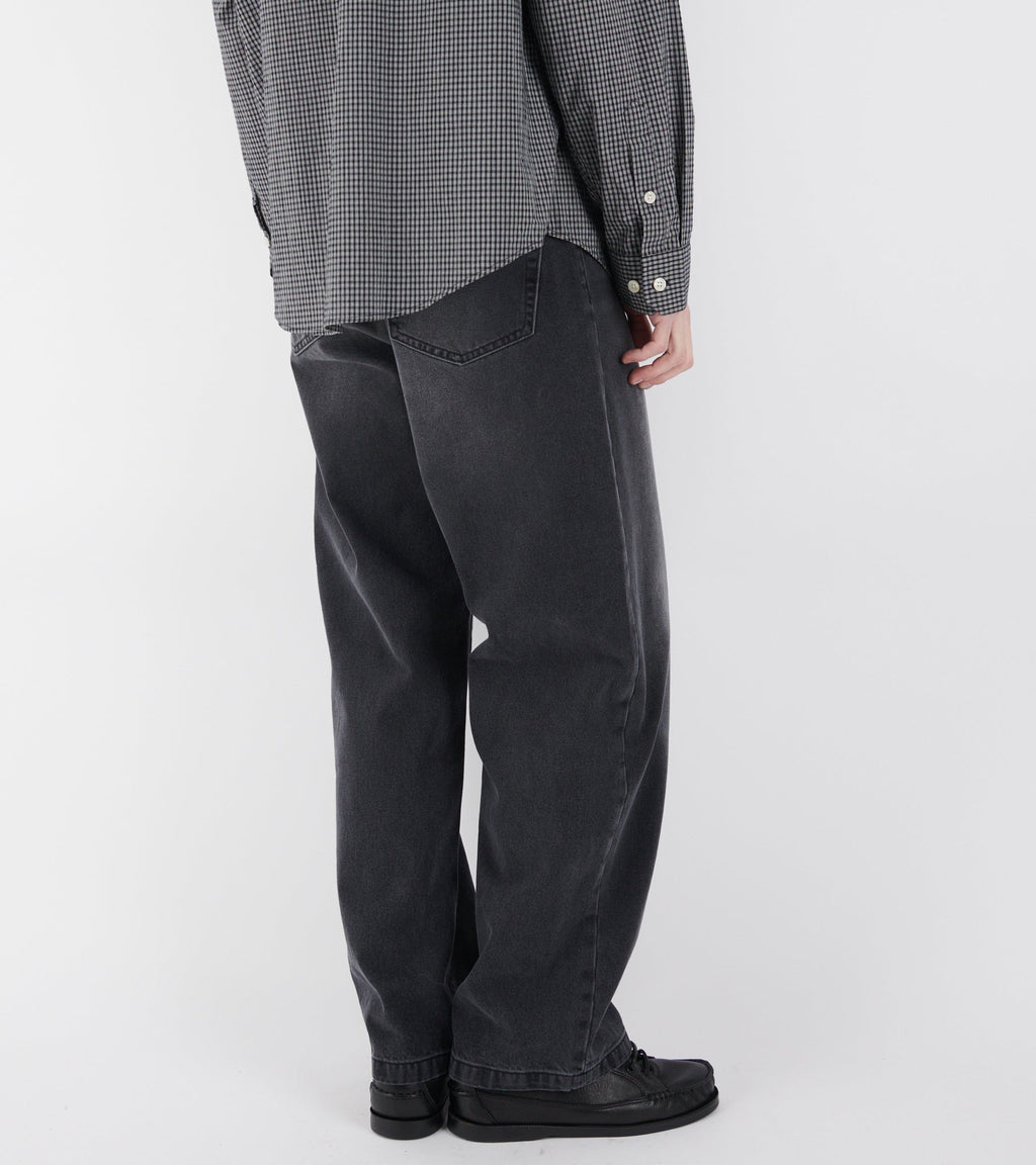 Landon Pant Black Worn Bleached